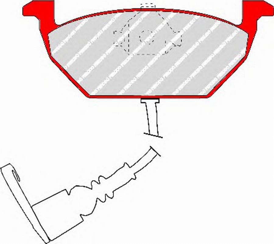 Ferodo FDS1398 - Sada brzdových destiček, kotoučová brzda www.parts5.com