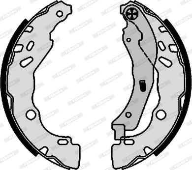 Ferodo FSB4159 - Brake Shoe Set www.parts5.com