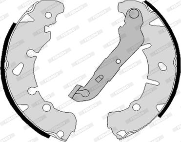 Ferodo FSB4186 - Brake Shoe Set www.parts5.com