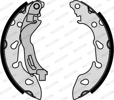 Ferodo FSB4188 - Brake Shoe Set www.parts5.com