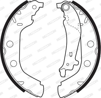 Ferodo FSB547 - Brake Shoe Set www.parts5.com