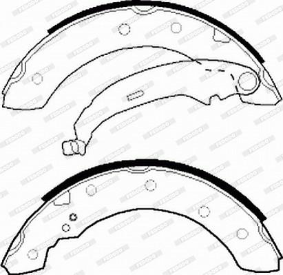 Ferodo FSB519 - Brake Shoe Set www.parts5.com