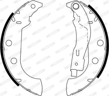 Ferodo FSB575 - Brake Shoe Set www.parts5.com