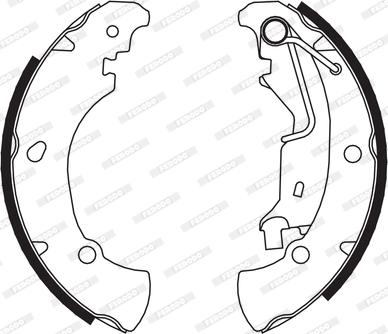 Ferodo FSB656 - Brake Shoe Set www.parts5.com