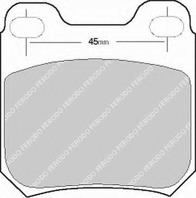 Ferodo FSL525 - Komplet kočnih obloga, disk kočnica www.parts5.com