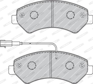 Ferodo FVR1925 - Set placute frana,frana disc www.parts5.com