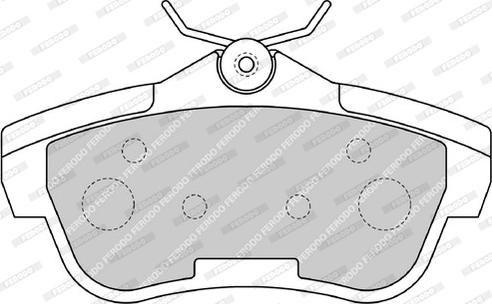 Ferodo FVR1772 - Brake Pad Set, disc brake www.parts5.com