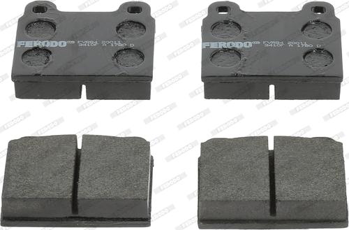 Ferodo FVR84 - Тормозные колодки, дисковые, комплект www.parts5.com