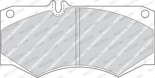 Ferodo FVR239 - Σετ τακάκια, δισκόφρενα www.parts5.com