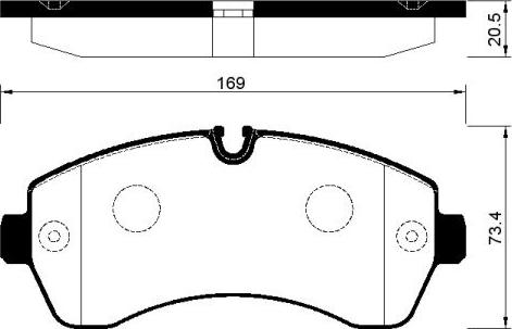 Mercedes-Benz A9064211500 - Set placute frana,frana disc www.parts5.com