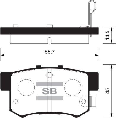 INTERBRAKE PD3010 - Juego de pastillas de freno www.parts5.com