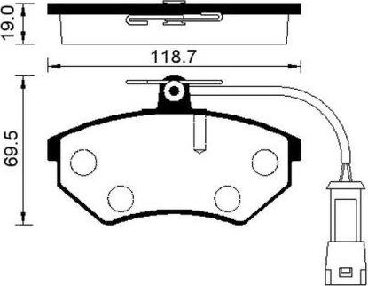 Valeo 302432 - Jarrupala, levyjarru www.parts5.com