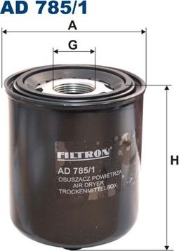 Filtron AD785/1 - Cartucho del secador de aire, sistema de aire comprimido www.parts5.com