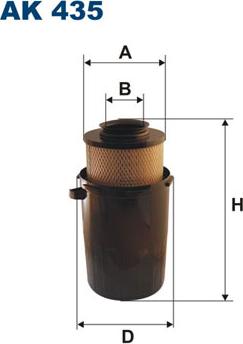 Filtron AK435 - Filtro de aire parts5.com