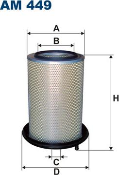 Filtron AM449 - Filtr powietrza www.parts5.com