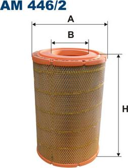 Filtron AM446/2 - Air Filter www.parts5.com