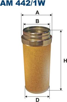 Filtron AM442/1W - Toisioilmasuodatin www.parts5.com