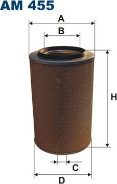 Filtron AM455 - Air Filter www.parts5.com