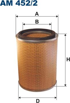 Filtron AM452/2 - Air Filter www.parts5.com