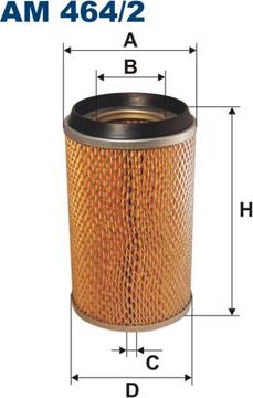 Filtron AM464/2 - Air Filter www.parts5.com