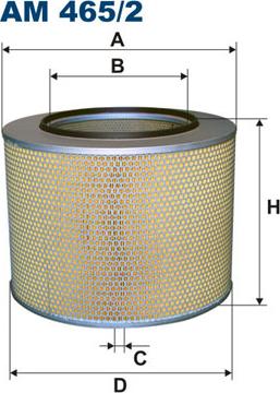 Filtron AM465/2 - Air Filter www.parts5.com