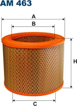 Filtron AM463 - Air Filter www.parts5.com