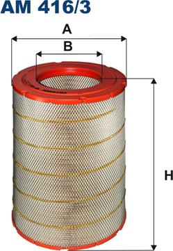 Filtron AM416/3 - Air Filter www.parts5.com