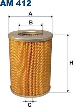 Filtron AM412 - Air Filter parts5.com