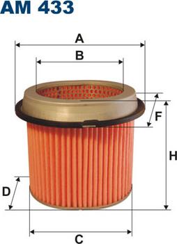 Filtron AM433 - Air Filter www.parts5.com