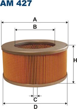 Filtron AM427 - Air Filter www.parts5.com