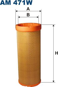 Filtron AM471W - Toisioilmasuodatin www.parts5.com