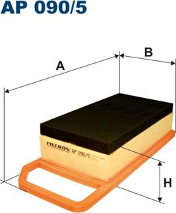 Filtron AP090/5 - Air Filter www.parts5.com