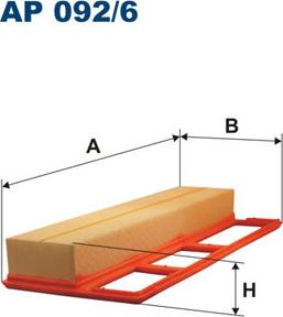 Filtron AP092/6 - Air Filter www.parts5.com