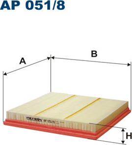 Filtron AP051/8 - Air Filter www.parts5.com