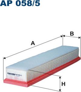 Filtron AP058/5 - Zracni filter www.parts5.com