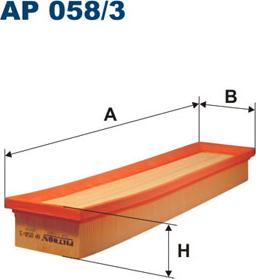 Filtron AP058/3 - Air Filter parts5.com