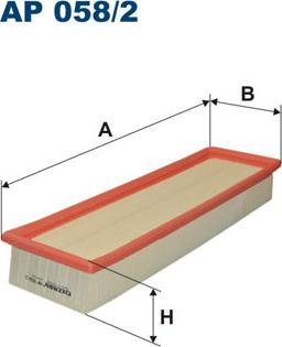 Filtron AP058/2 - Air Filter www.parts5.com