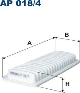 Filtron AP018/4 - Air Filter www.parts5.com