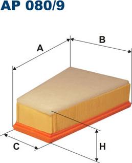 Filtron AP080/9 - Въздушен филтър www.parts5.com