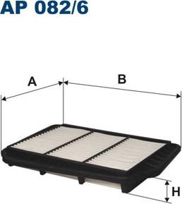 Filtron AP082/6 - Air Filter parts5.com