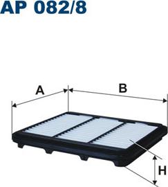 Filtron AP082/8 - Air Filter www.parts5.com