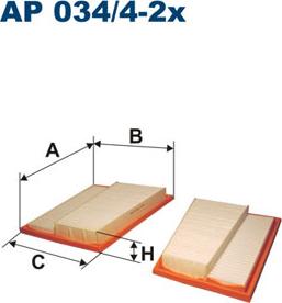 Filtron AP034/4-2x - Filtr powietrza www.parts5.com