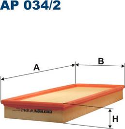 Filtron AP034/2 - Воздушный фильтр www.parts5.com