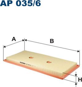 Filtron AP035/6 - Въздушен филтър www.parts5.com