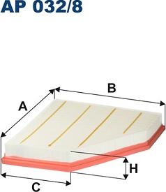 Filtron AP032/8 - Air Filter www.parts5.com