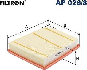 Filtron AP 026/8 - Filtru aer www.parts5.com