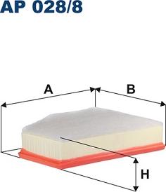 Filtron AP 028/8 - Air Filter www.parts5.com