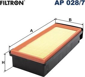 Filtron AP0287 - Air Filter www.parts5.com