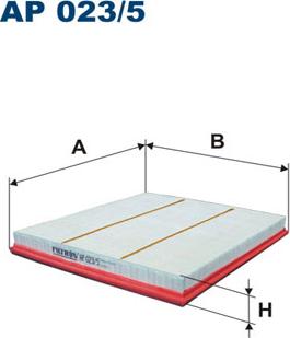 Filtron AP023/5 - Air Filter www.parts5.com