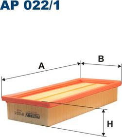 Filtron AP022/1 - Air Filter www.parts5.com